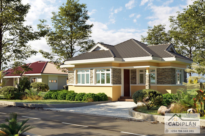 Stylish 3-Bedroom, 2-Story House Plan